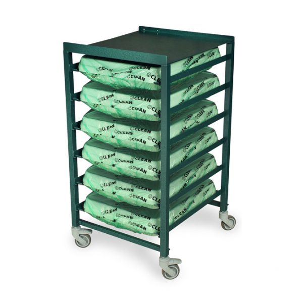 Six-shelf SafeCap® Cart