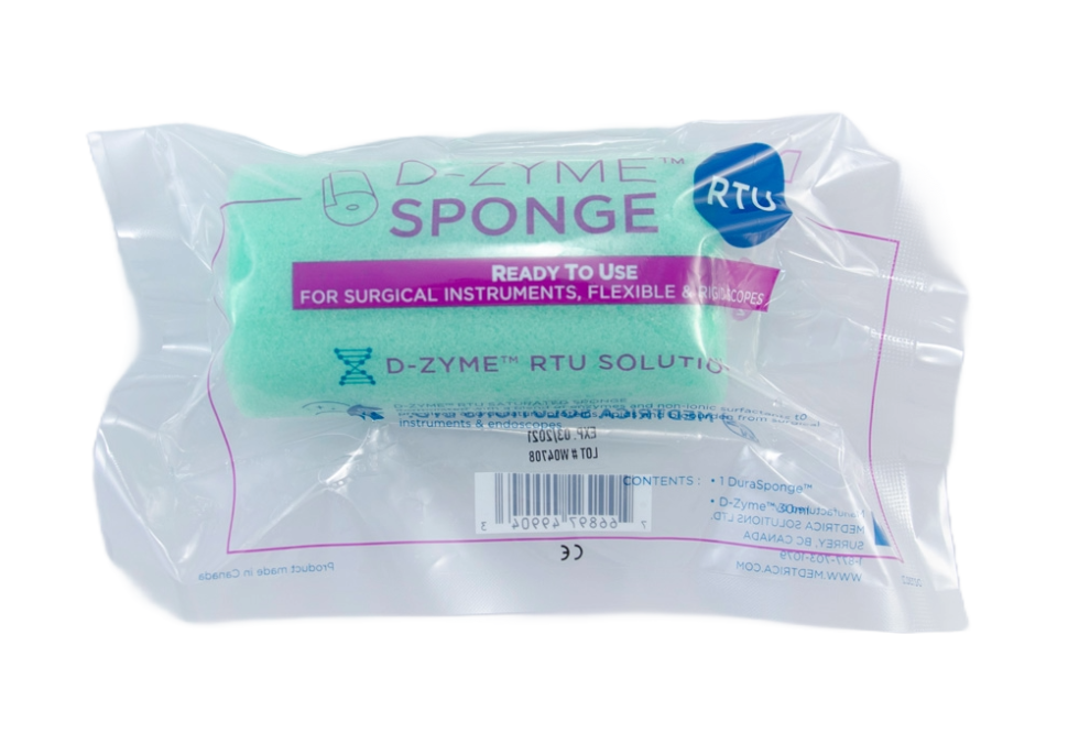 Tubular Pre-Soaked/Enzymatic Sponge - Crosstech Medical