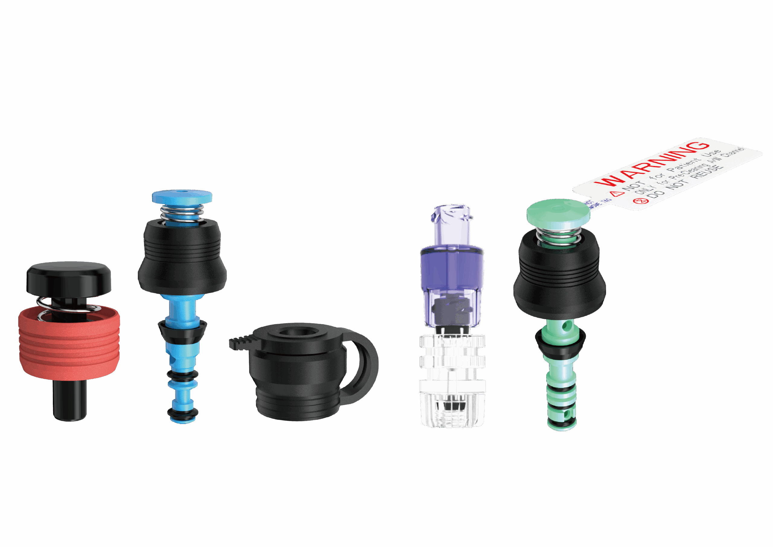 5 pcs set- Disposable Valves